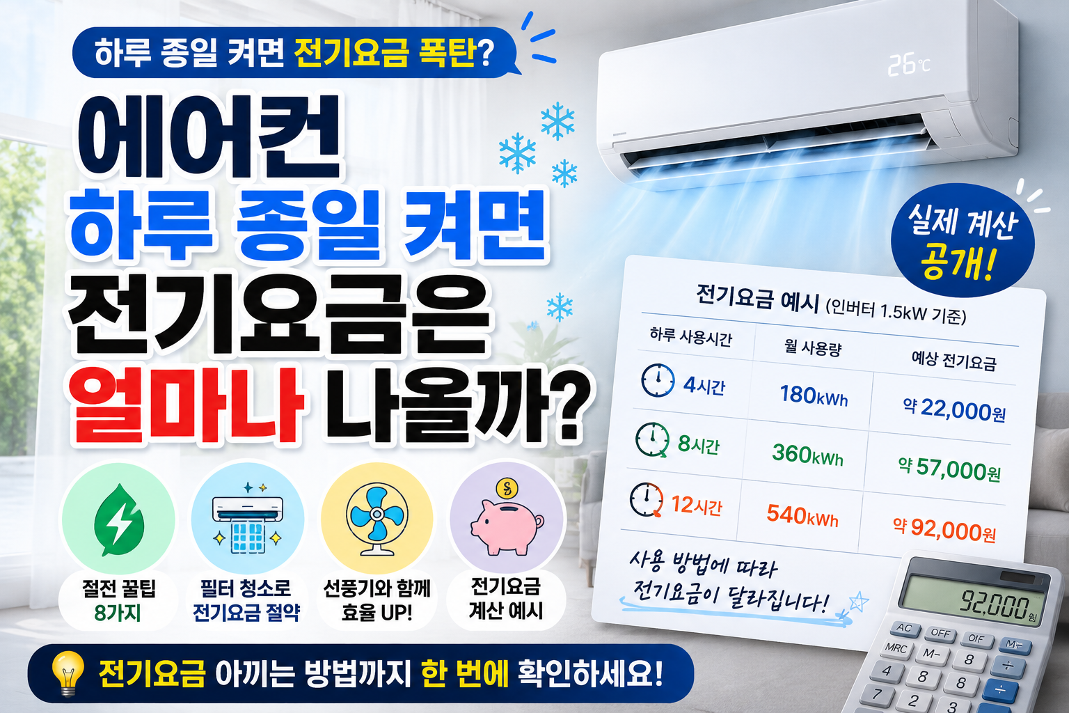 에어컨 사용 요금