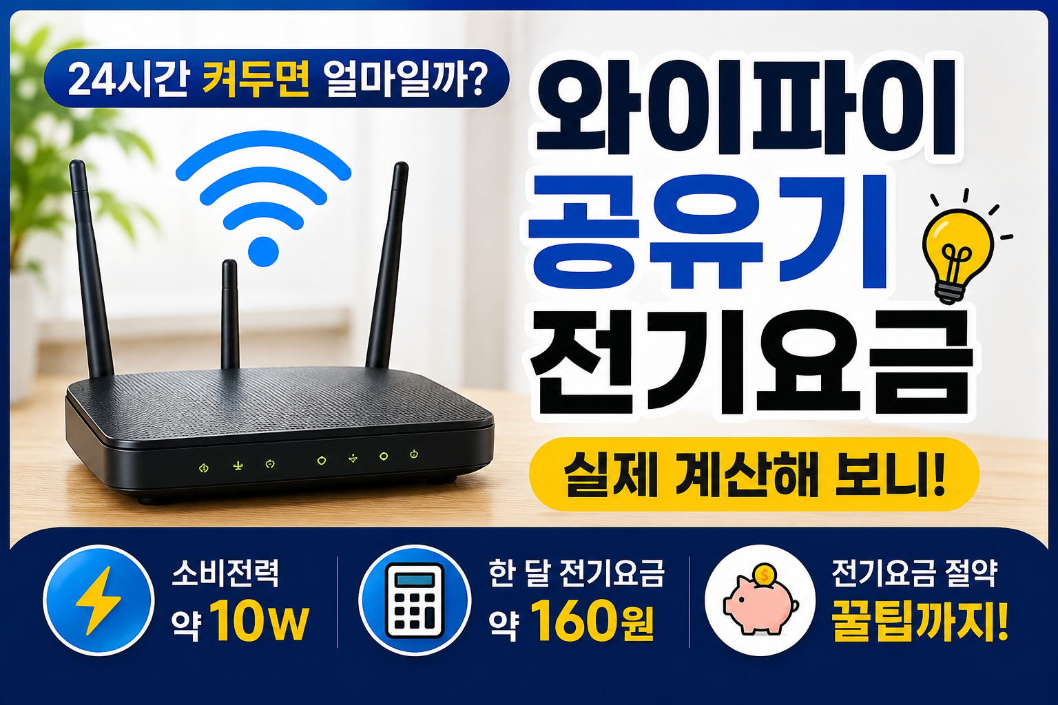 와이파이 대 공유기 전기요금